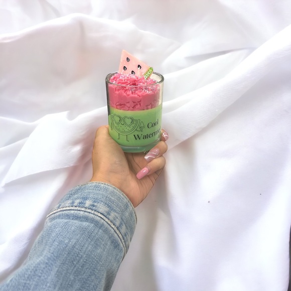 Handmade Candle Watermelon Fragance - Picture 3 of 7